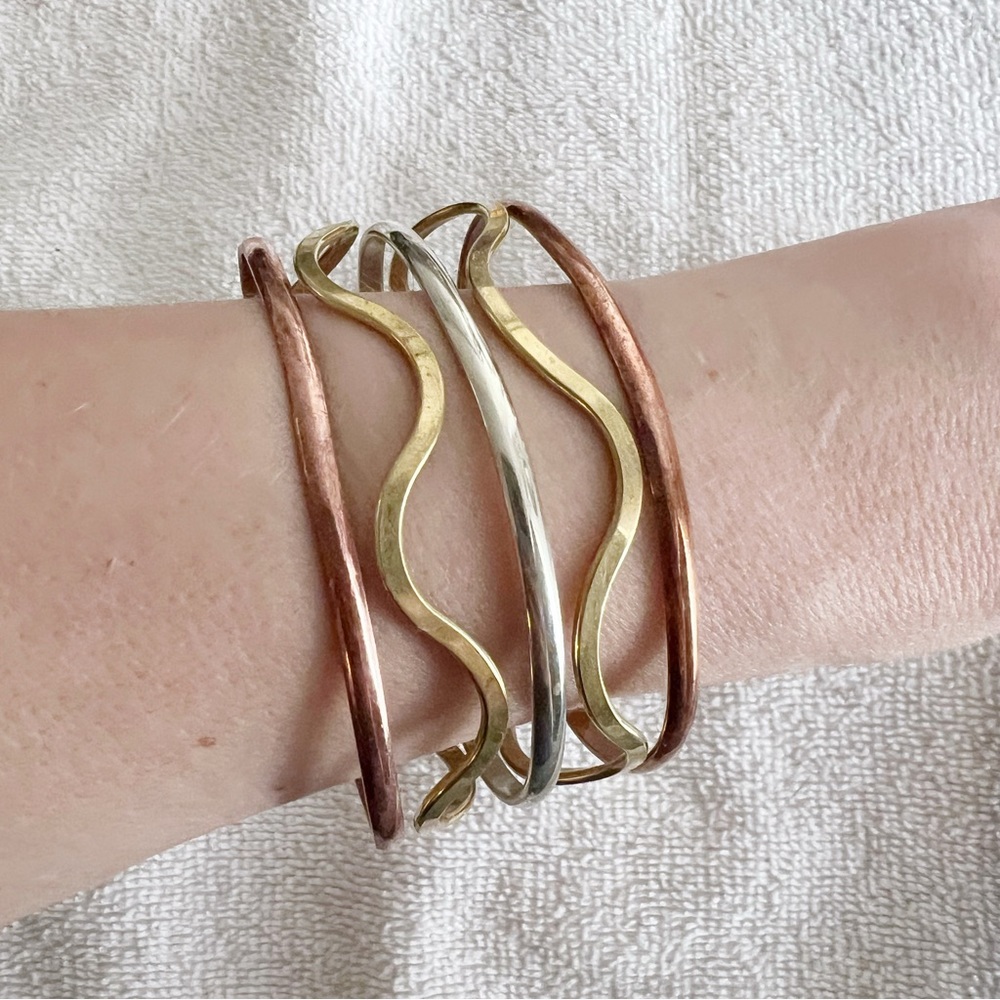 **SOLD**Mixed Metal Cuff Bracelet